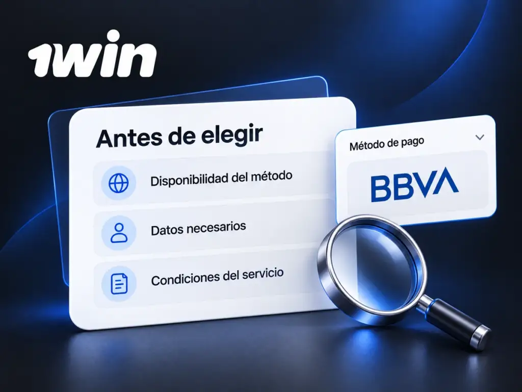 Ilustración de pagos de 1win para México