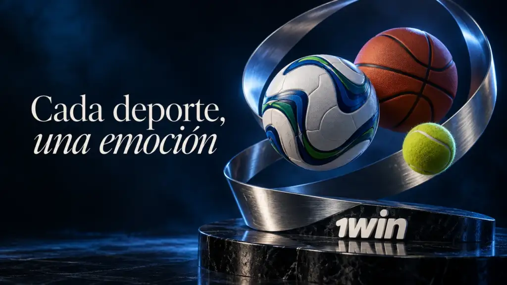 Ilustración de deportes de 1win para México